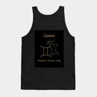 Astrology Collection - Gemini (Symbol & Constellation) Tank Top